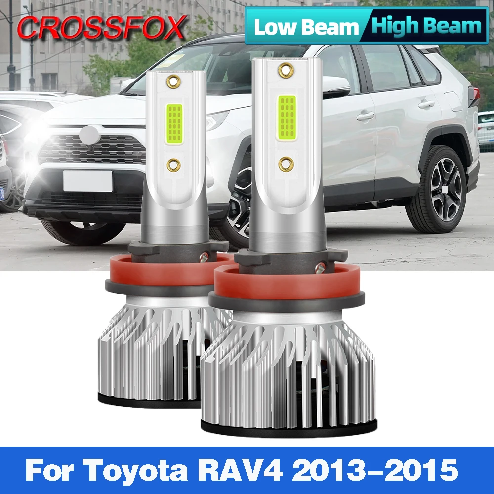 

90W Canbus Led Headlight Car Led Light Turbo Auto Lamp 9005 9006 HB3 HB4 Automobiles Headlamp For Toyota RAV4 2013 2014 2015
