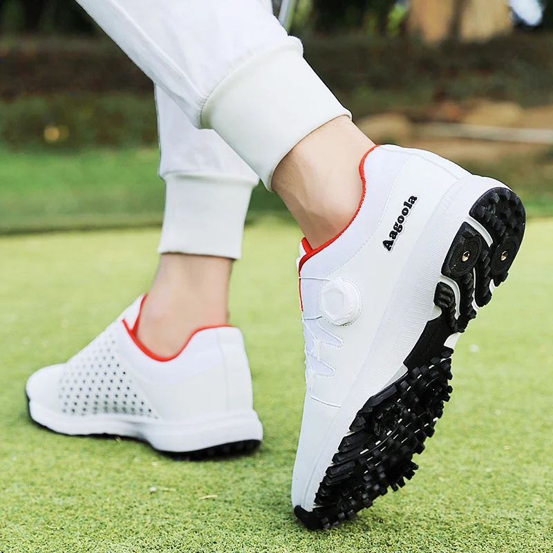 New Men Pro Waterproof Golf Shoe Wear-resistant Breathable Sports Shoes Golf Shoes