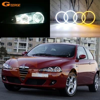 for alfa romeo 147 2005 2006 2007 2008 2009 2010 ultra bright aw switchback day light turn signal smd led angel eyes halo rings
