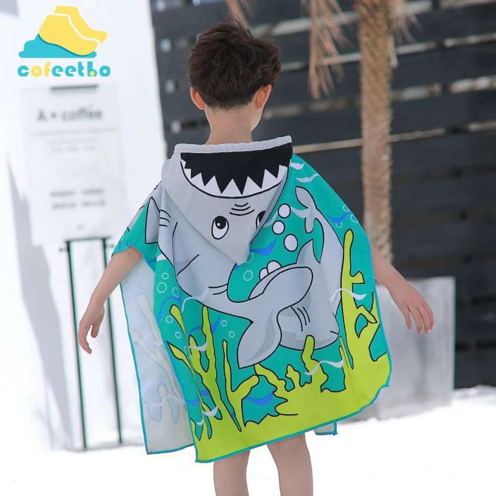 

Baby Boy Girl Bath Towel Microfiber Cotton Hooded Beach Towel Kids Cape Towels Soft Kids Beach Bathing Stuff Infant Washcloth