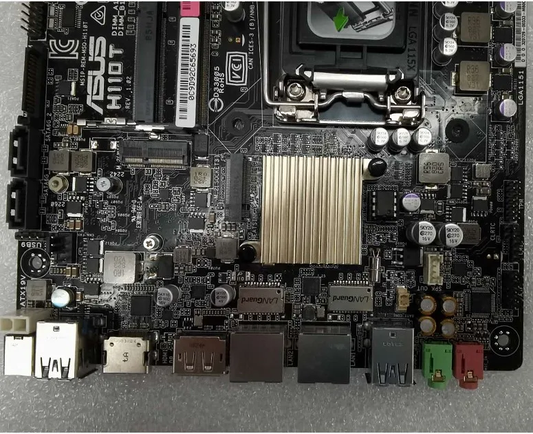 Для ASUS H110T MINI-ITX двойная сетевая интерфейсная карта источник питания постоянного