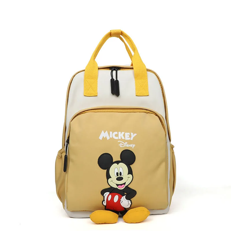 Disney Bag Mickey Children's Backpack Cartoon Children's Backpack Fashion Color Contrast Large Capacity Student Backpack