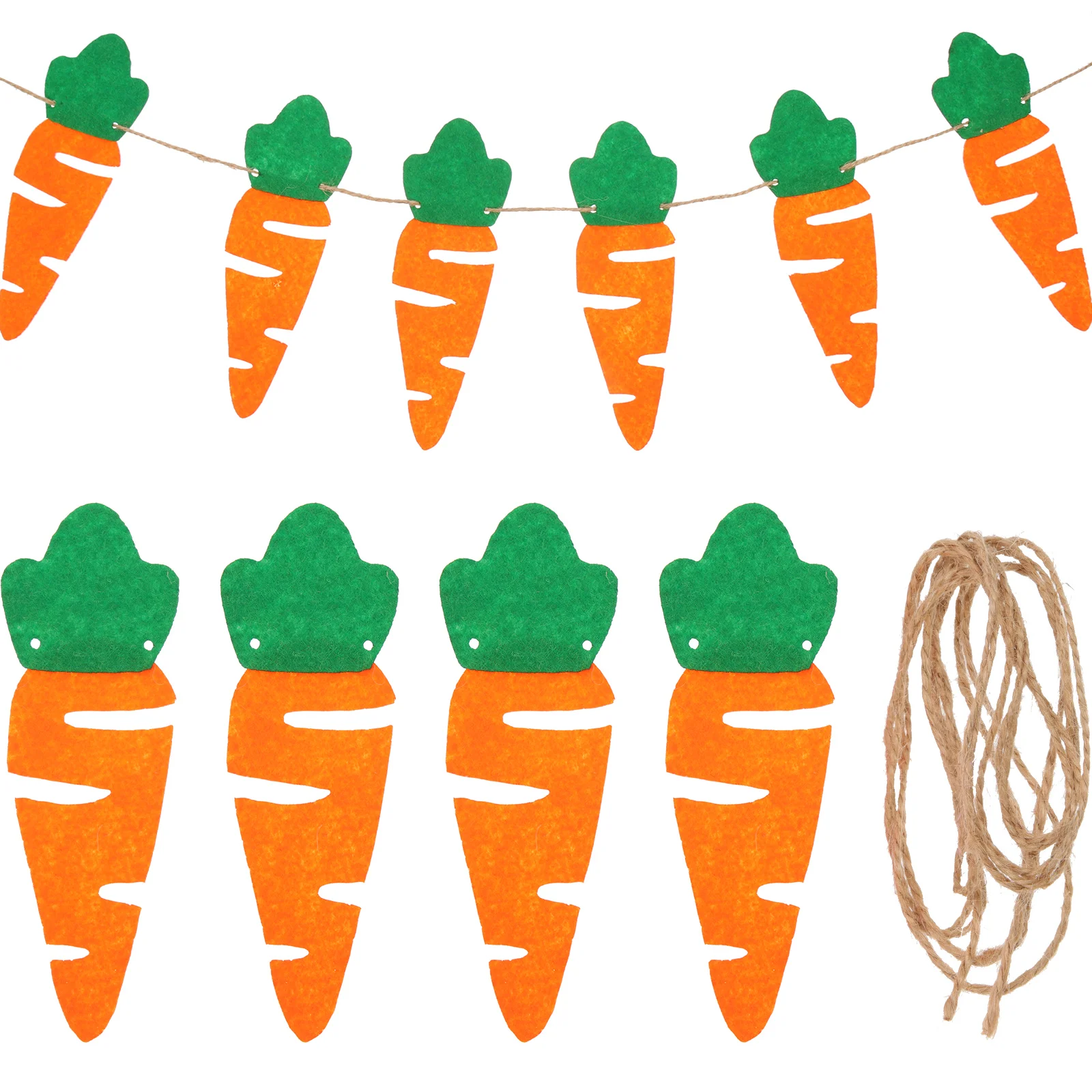 

Easter Banner Garland Party Carrot Decor Spring Burlap Happy Bunting Sign Fireplace Day Rabbit Bunny Egg Flag Hanging
