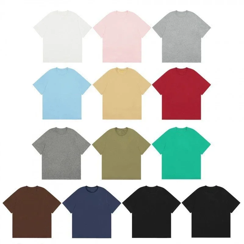 Фото Женская одежда Polo, мужские футболки, топы для женщин, вышитые футболки с круглым вырезом, универсальные повседневные рубашки в стиле кэжуал для пар. №2