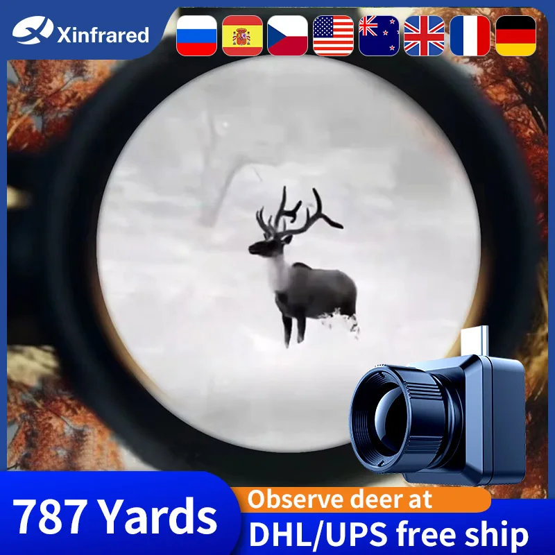 

Thermal Imager for Hunting Deer at 787 Yards Xinfrared T2 Pro Night Vision Monocular Android Type C