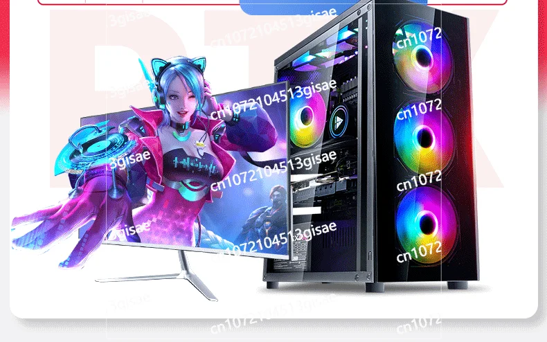 Фото Игровой ПК с водяным охлаждением на заказ |   Самодельный ПК с RTX 3060/4060 |   Уникальная универсальная сборная конструкция №2