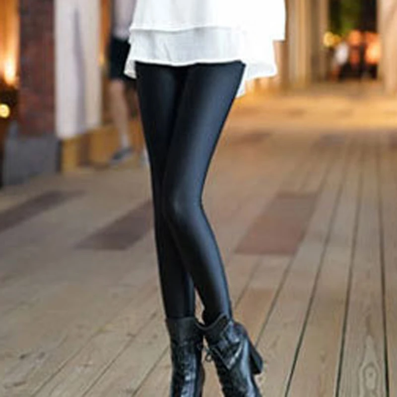 

Women Casual Fitness Skinny Pants Female Long Leggings Black Full Length Outer Wear Elastic Leggings