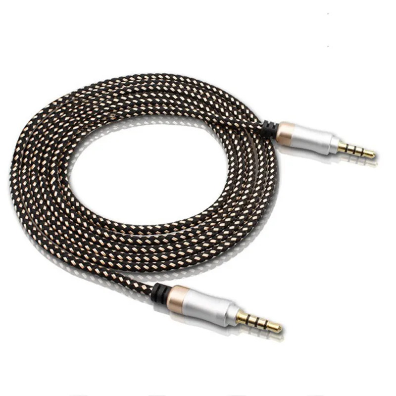 3.5 мм аудио кабель с разъемом Jack для подключения динамиков к автомобилю, наушникам, удлинительный кабель для мобильного телефона и компьютера.