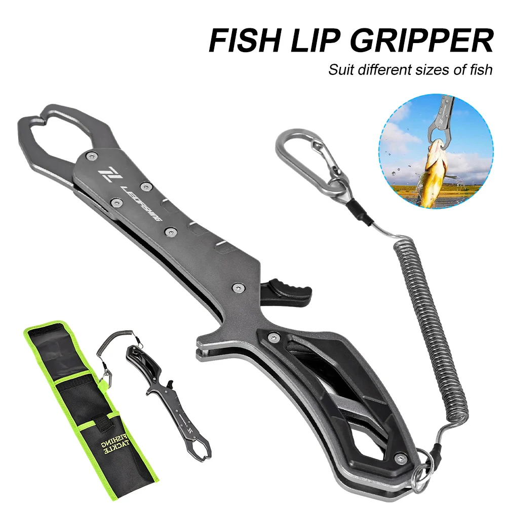 

Fish Lip Gripper Floating Catfish Controller Holder Fishing Pliers Catfish Controller Holder Saltwater Lip Grip Tool