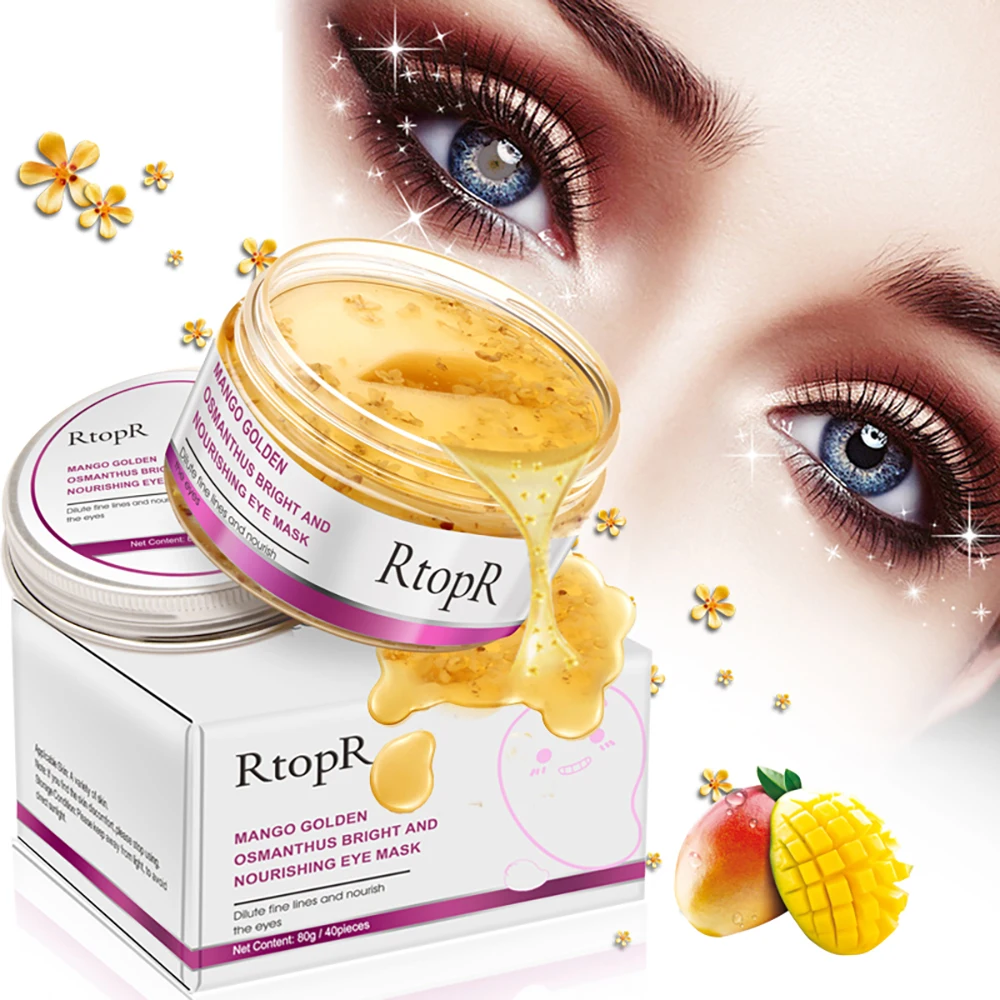 Osmanthus Eye Mask Anti-Aging Dark Circles Acne Beauty Patches For Eye Skin Care Gentle Hydration Lighten Eye Bags