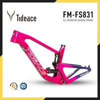 tideace 29er 148mm boost am all mountain bike full suspension bicycle frame t1000 carbon fiber cross country mtb frame