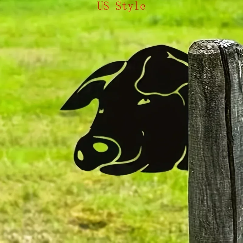 Металлические поделки Декор железная искусство животные свинки уличная садовая