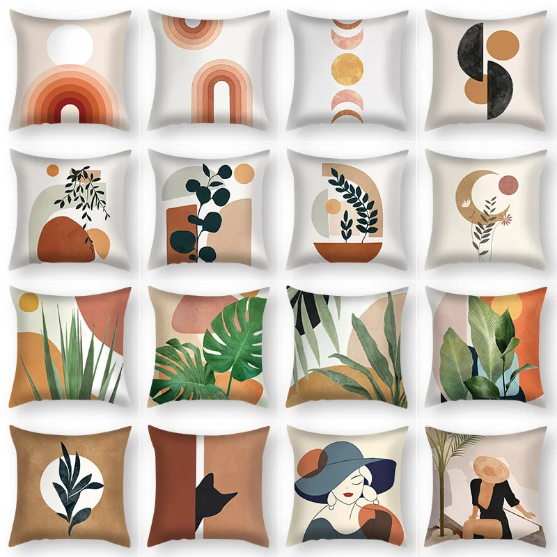 

Modern Minimalist Abstract Pillowcase Home Decorations Cushion Cover Geometric Pillow Case for Outdoor Sofa Car Living Room