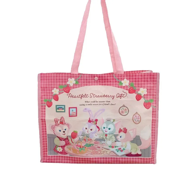 LinaBell/ShellieMay Клубничная сумка для покупок ко Дню святого Валентина большая