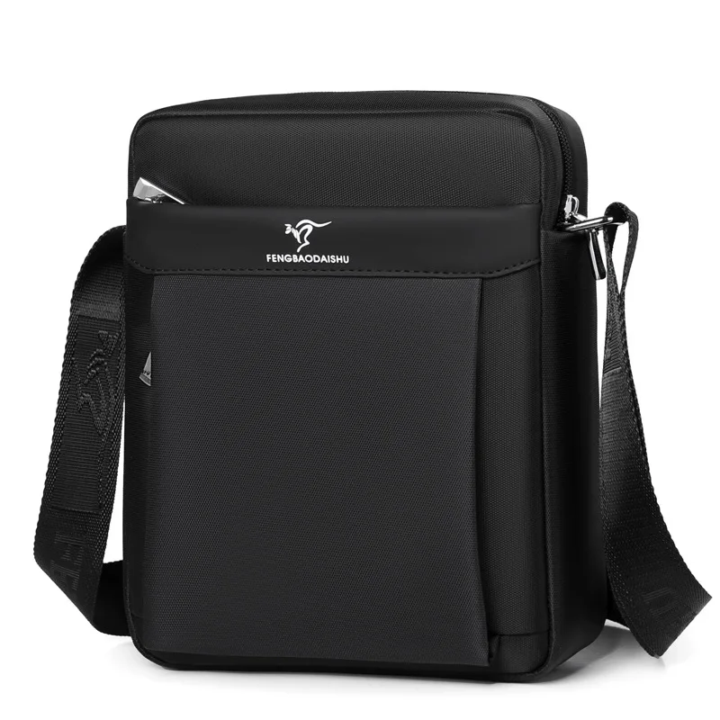 

Сумка через плечо с леопардовым принтом кенгуру, мужская сумка, модная повседневная сумка-мессенджер, мужская сумка из ткани Оксфорд, вмест...