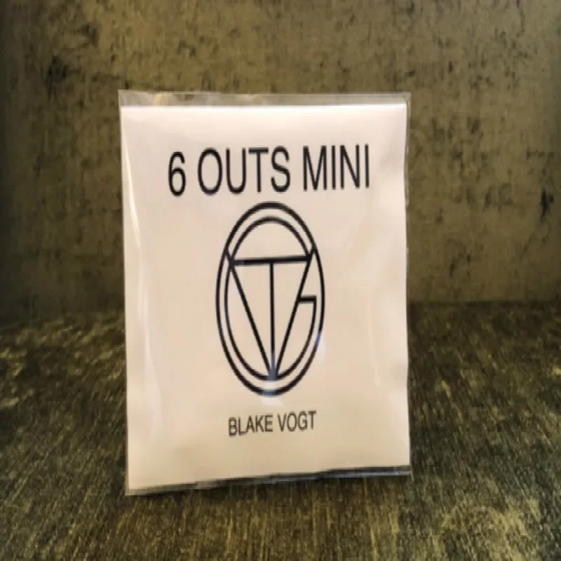 Six Outs Mini от Blake Vogt Волшебные трюки Ментализм Иллюзии Крупный план Magia Magie Предсказание (art.: 3920ce98f9889) - 3920ce98f9889