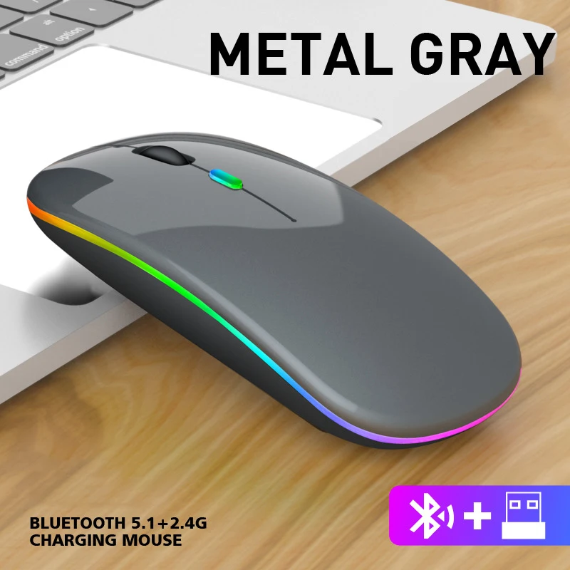 

Беспроводная Bluetooth-мышь, 2,4 ГГц, 1600DPI, 4 кнопки