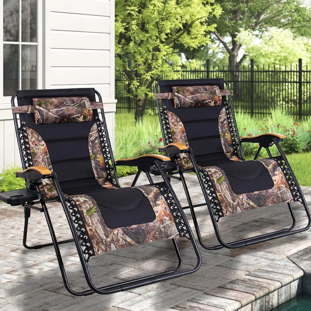 

MF Studio 2PCS XL Oversized Padded Zero Gravity Chair Camouflage