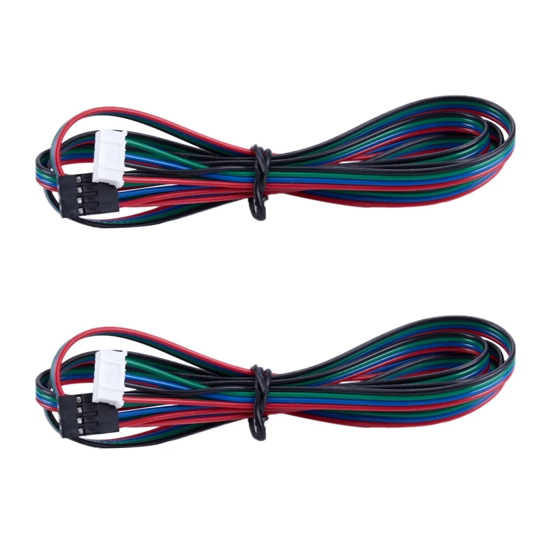 

2X Extended NEMA 17 Stepper Motor Cable 1M Long 4 6 Pin 3D Printer Dupont