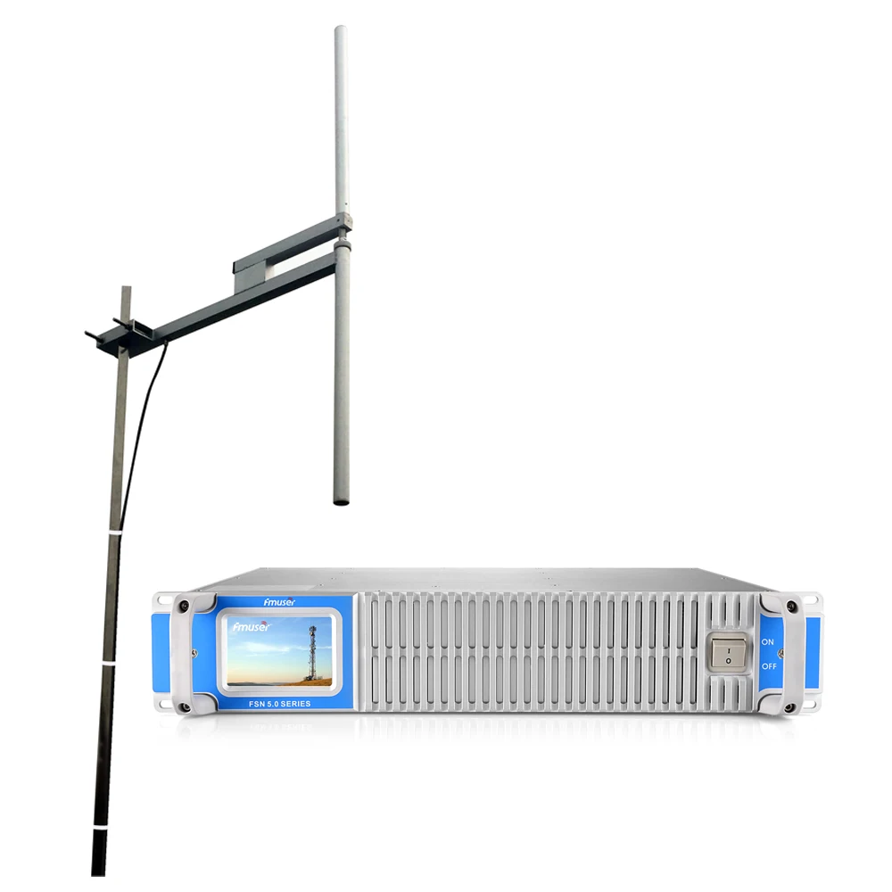 

FMT-150T 100W 150W Radio Broadcasting FM Transmitter Studio On Air RDS + DV2 FM Antenna + Coaxial Cable