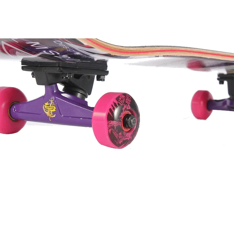 Adult Skateboarding Waveboard Street Board Rubber Wheel Skateboard
