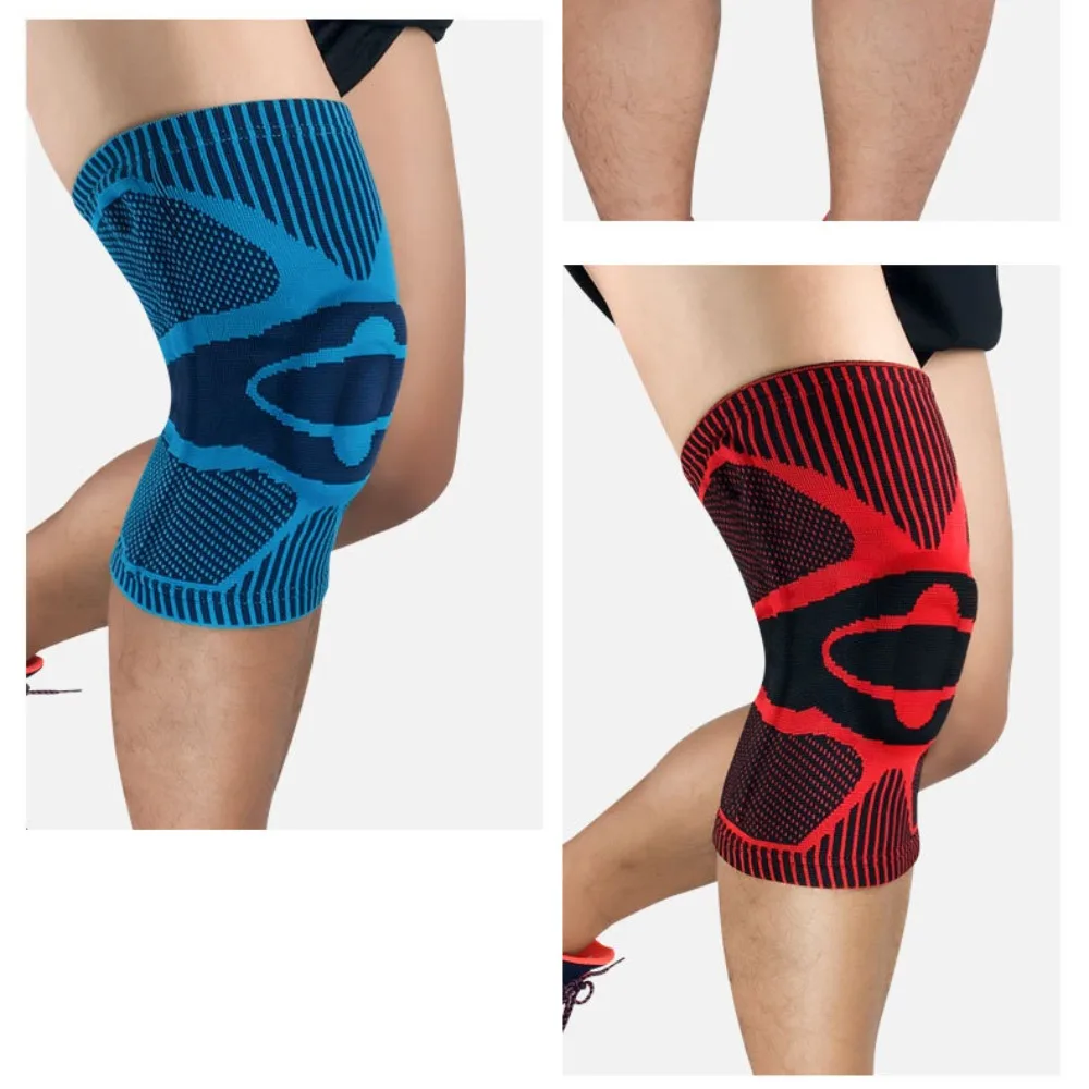 

Нейлоновые наколенники из спандекса, силикагелевые наколенники, профессиональные наколенники для защиты от столкновений для спорта, бега, баскетбола