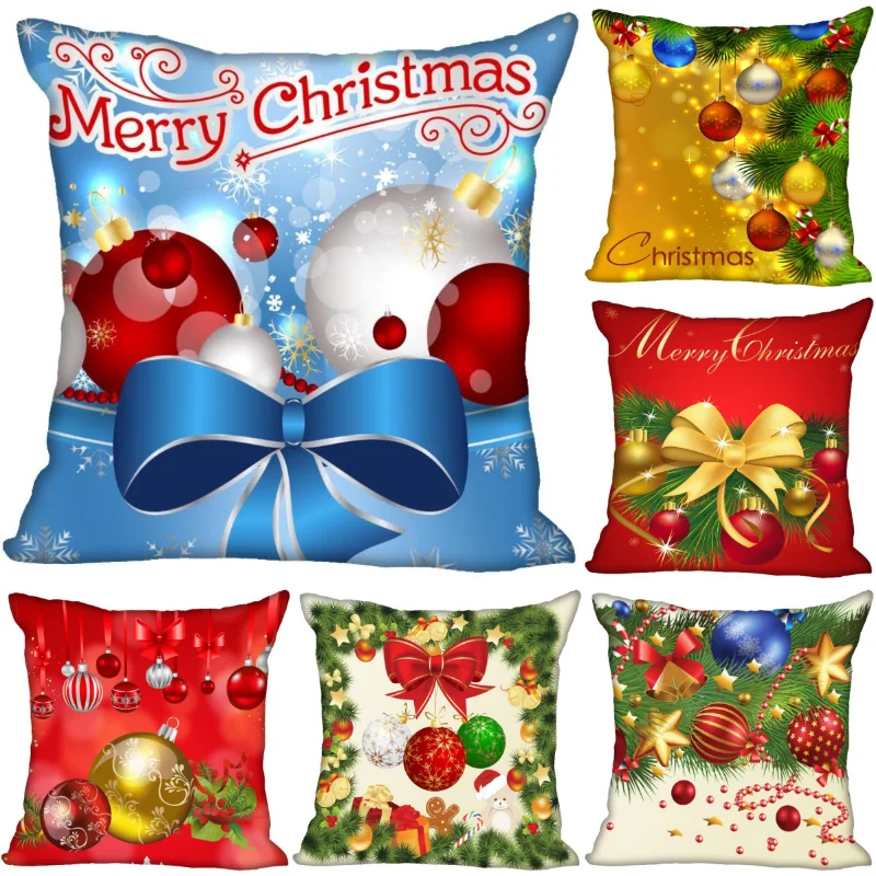 

Домашнее украшение, Рождественская серия, рождественский подарок, полиэфирная подушка, подушка, подушка