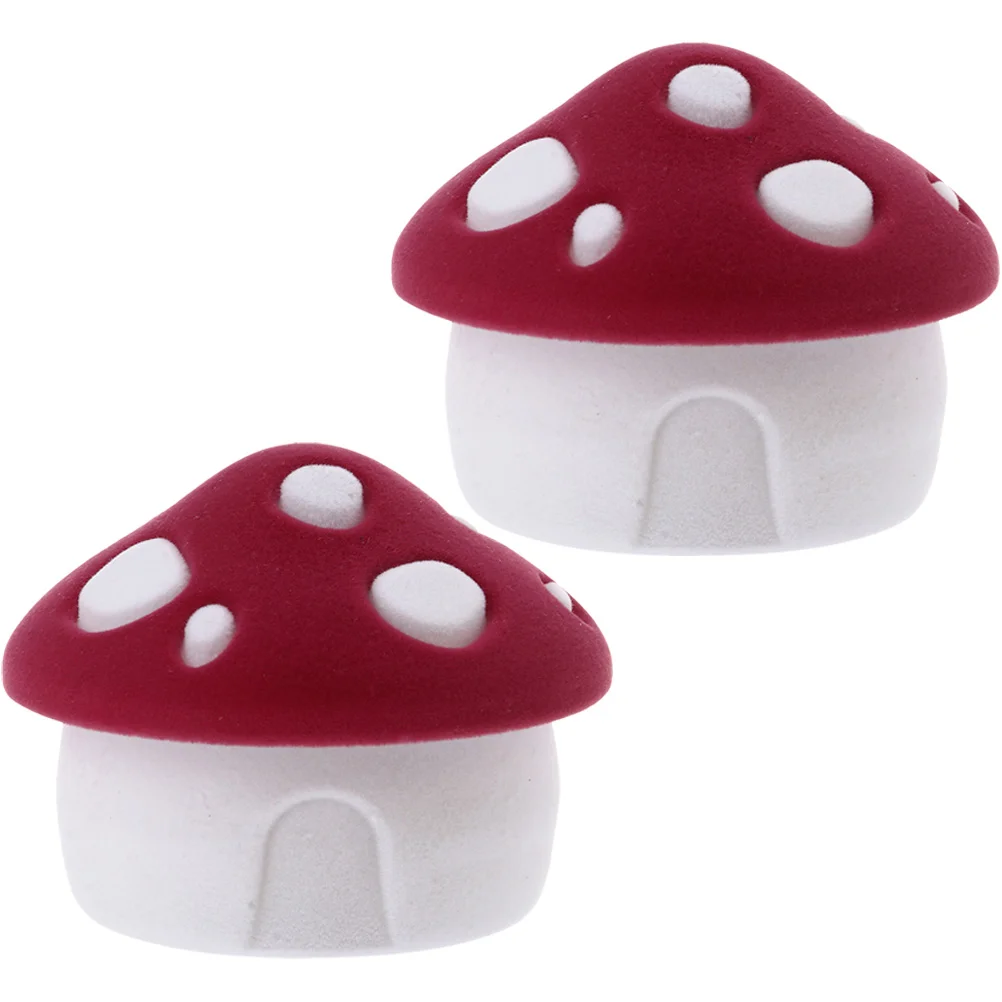 

Шкатулка для ювелирных изделий в форме грибов, органайзер для хранения мелких сережек, 2 шт.