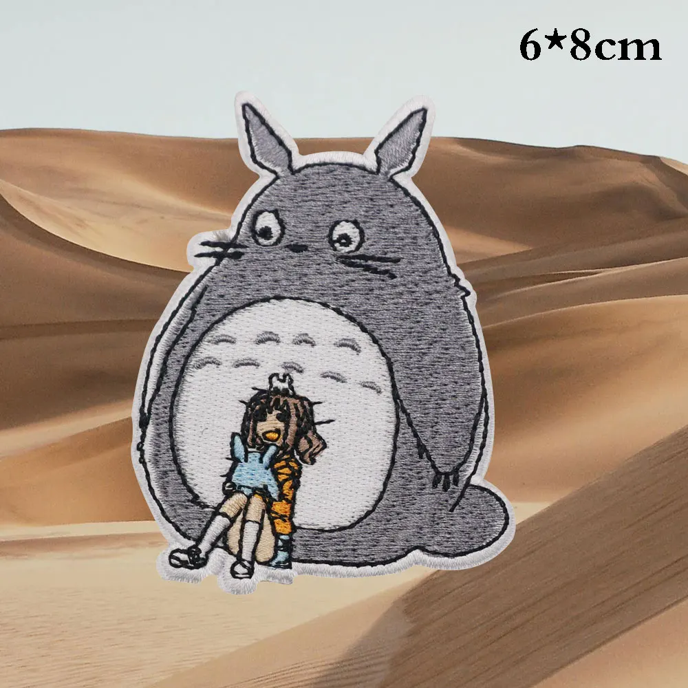 Вышитые нашивки с героями мультфильмов аппликация швейная этикетка