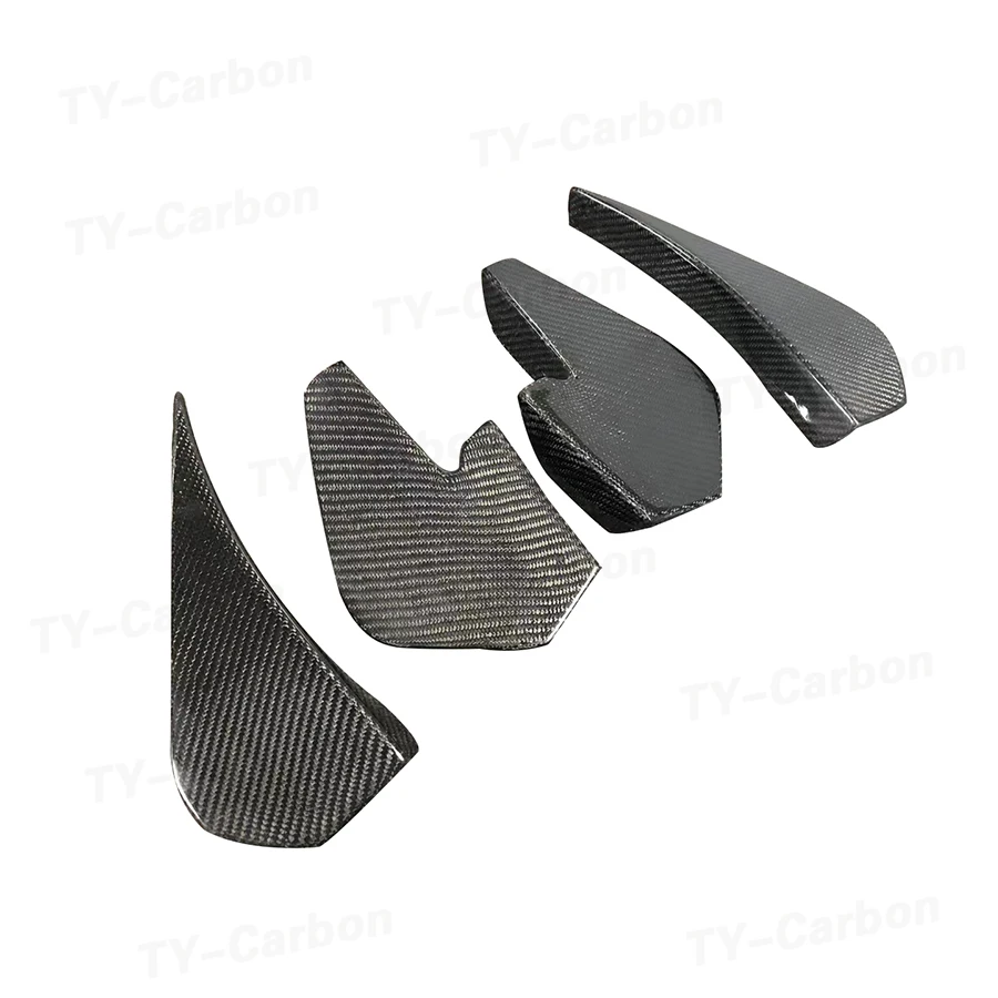 Передний разветвитель из натурального углеродного волокна боковой на