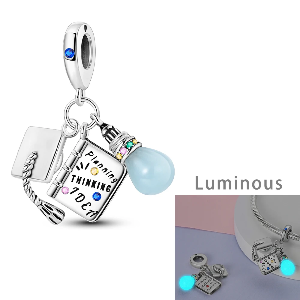 Серебряные Очаровательные Бусины Для Браслетов Слон Гитара Йога Спортивный