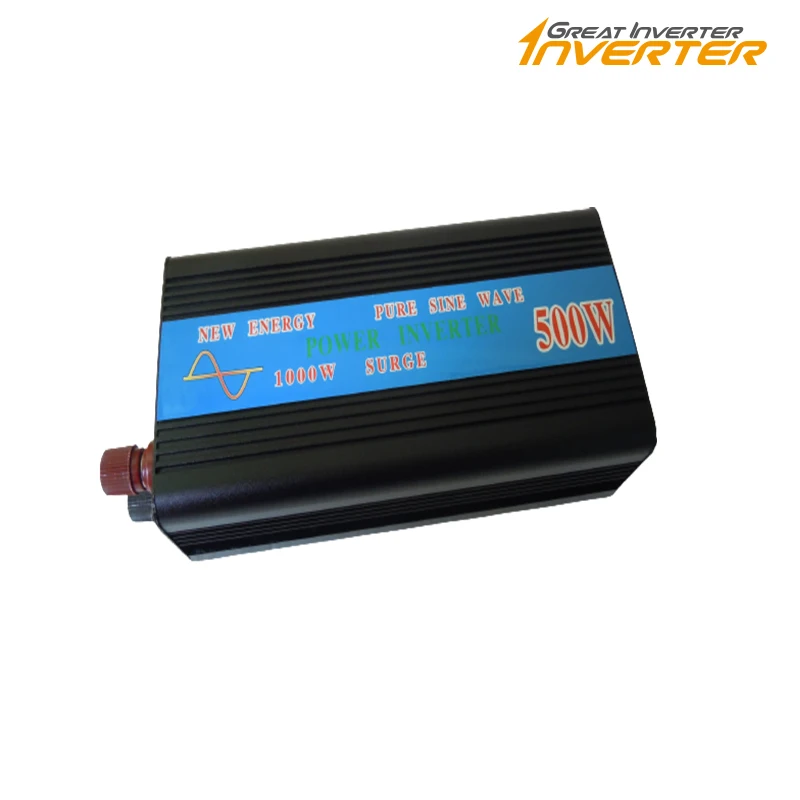 Инвертор немодулированного синусоидального сигнала мощность 50 Гц/60 Гц 500 Вт 12 В 24