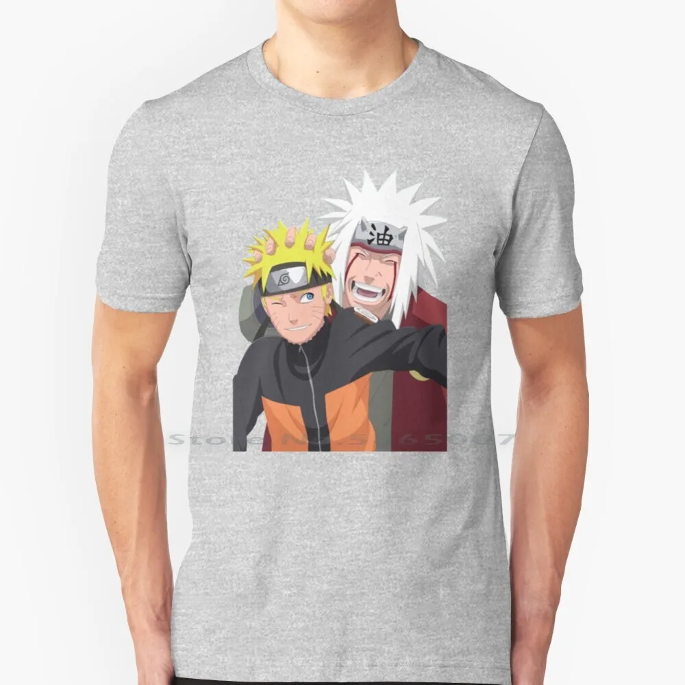 Футболка Jiraiya из 100% хлопка Отправитель удзумаки аниме Мертвецы Учиха чаринган