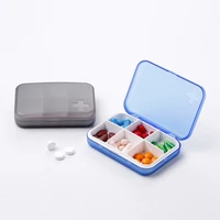 portable 6 slots pill medicine box holder storage organizer container case pill box splitters travel pill box