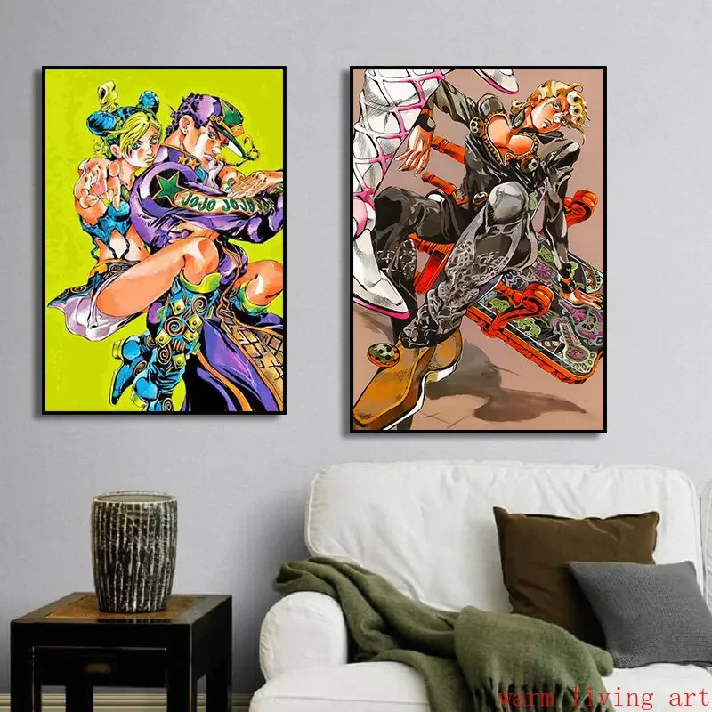 Классический аниме постер Джоджо невероятные приключения Постер иллюстрация