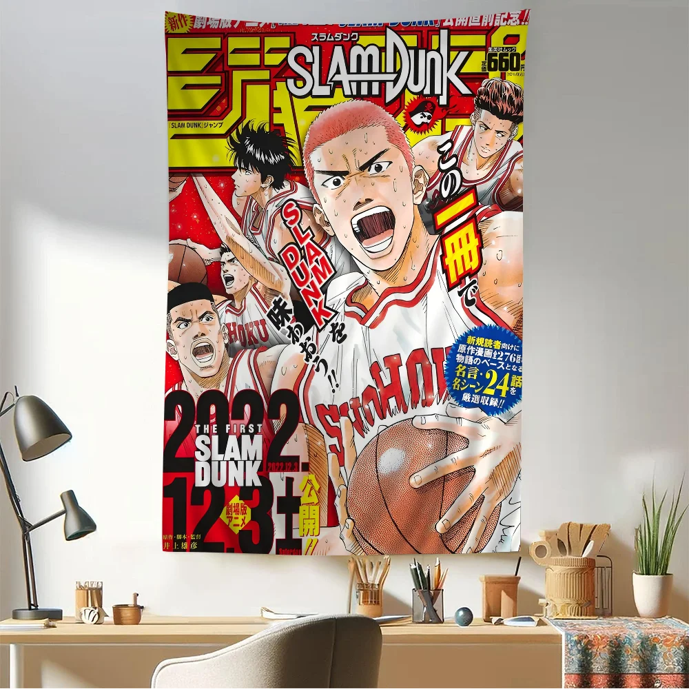 Slam Dunk ANIME Висячий богемный гобелен Дешевый хиппи Настенный настенный Мандала