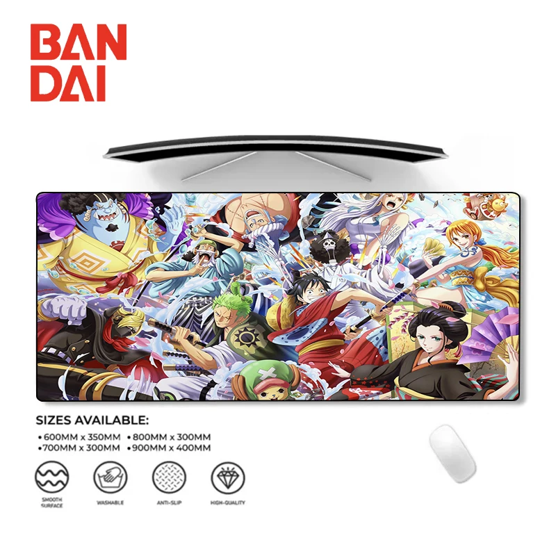 

Rubber Large Mouse Pad Anime One Piece Gabinete Pc Gamer Completo Laptop Desk Mat Luffy Zoro Carpet Gaming Accessories Mousepad