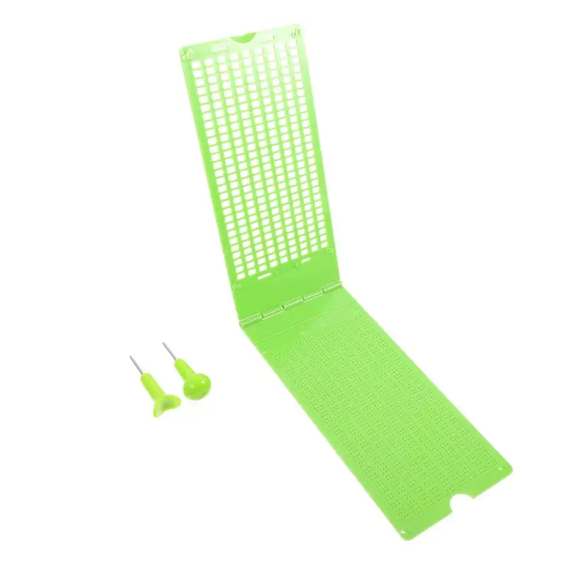 Инструмент для обучения Braille аксессуар планшета письма глухой пластины