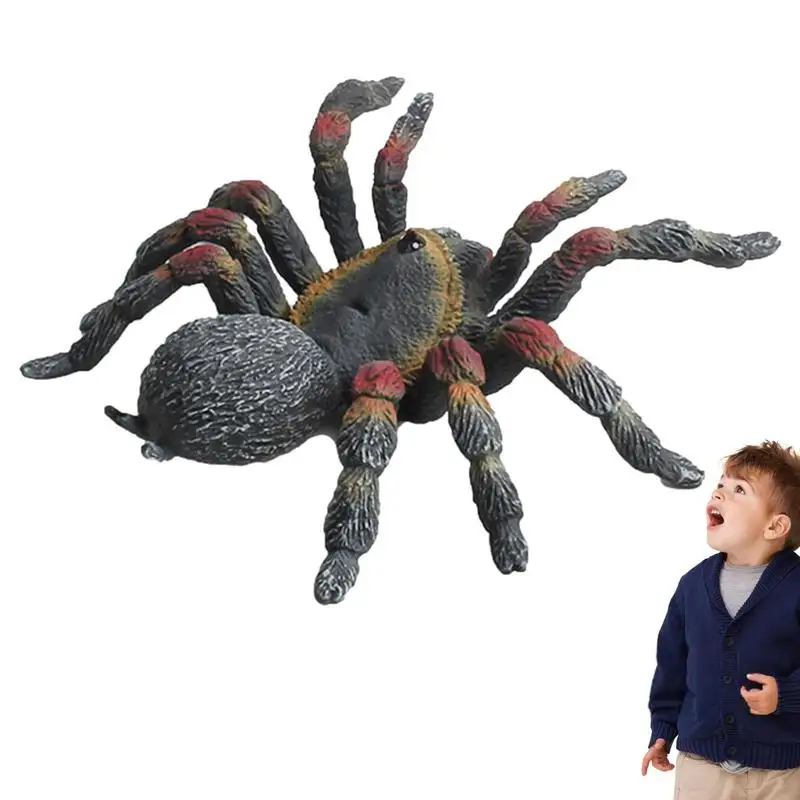 

Имитация паука жуткий паук на Хэллоуин Игрушка для розыгрыша обучающие игрушки для детей для стимулирования любопытства подарок для друзе...