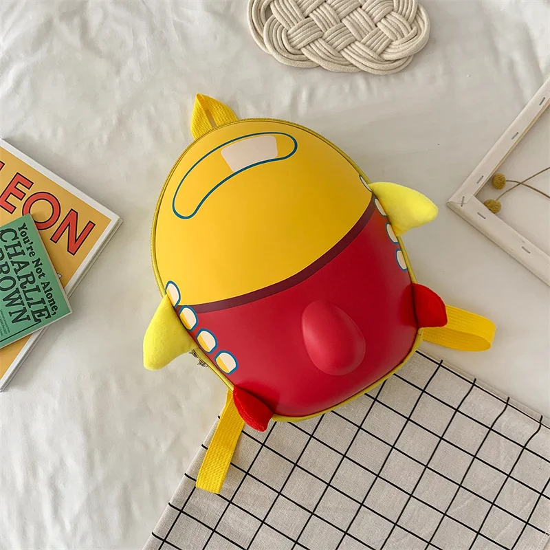 MRLD Cute Cartoon Kindergarten Schoolbag Small Plane Backpack Eggshell Bag Training Class Early Education Class School Bags