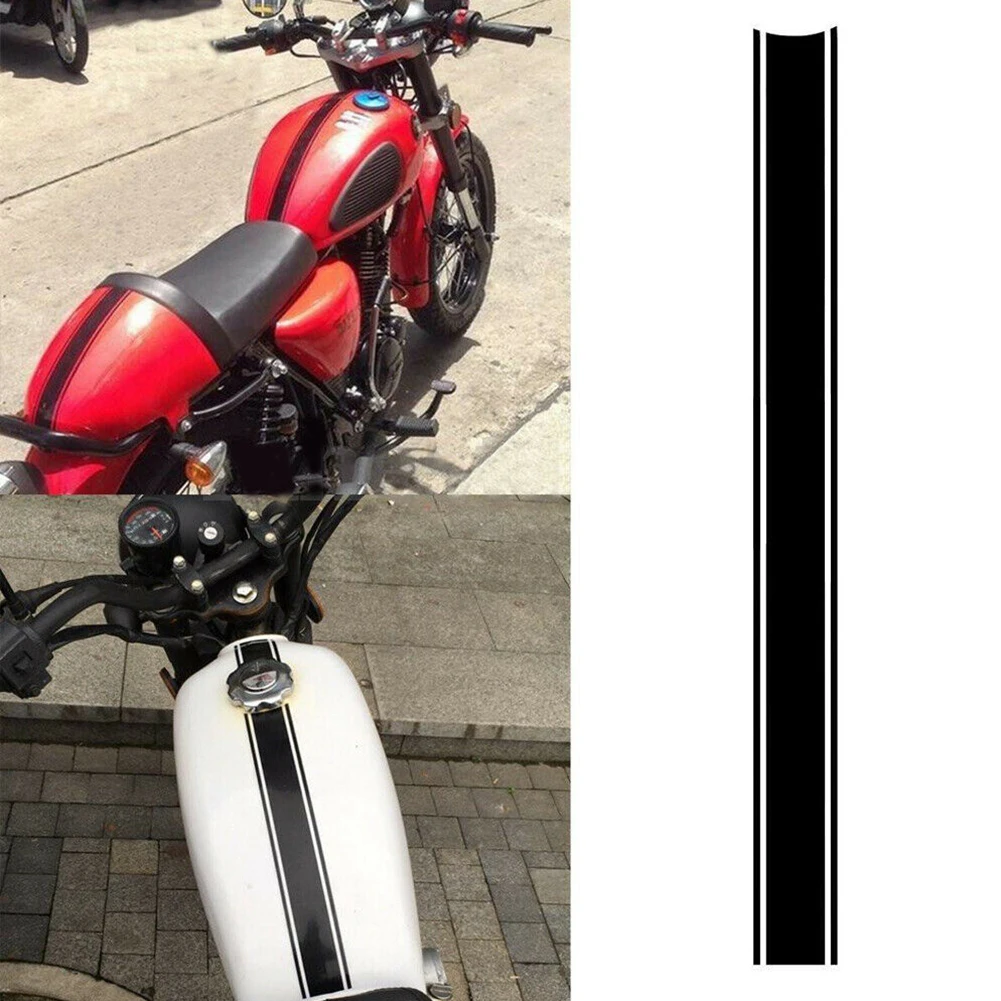

Hot Sale Practical Motor Tank Cowl Sticker Decal 50x4.5cm High Temperature Self Adhesive Stickers Long Lasting