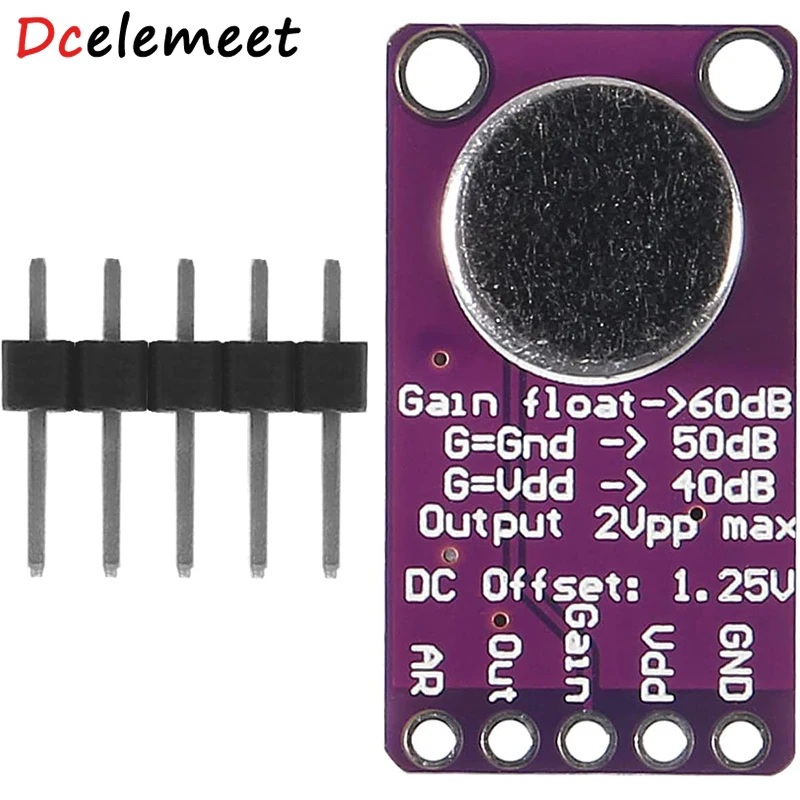 

Sound Sensor Module Sound Control Sensor MAX9814 Switch Detection Whistle Switch Microphone Amplifier For Arduino