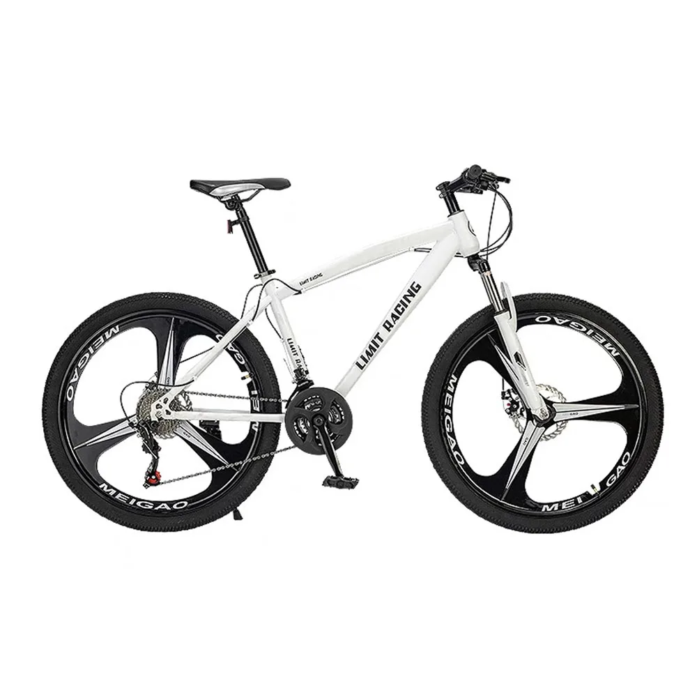 

26Inch Double Disc Brake Mountain Bike 21 Speed Spokes/All-in-One Wheels