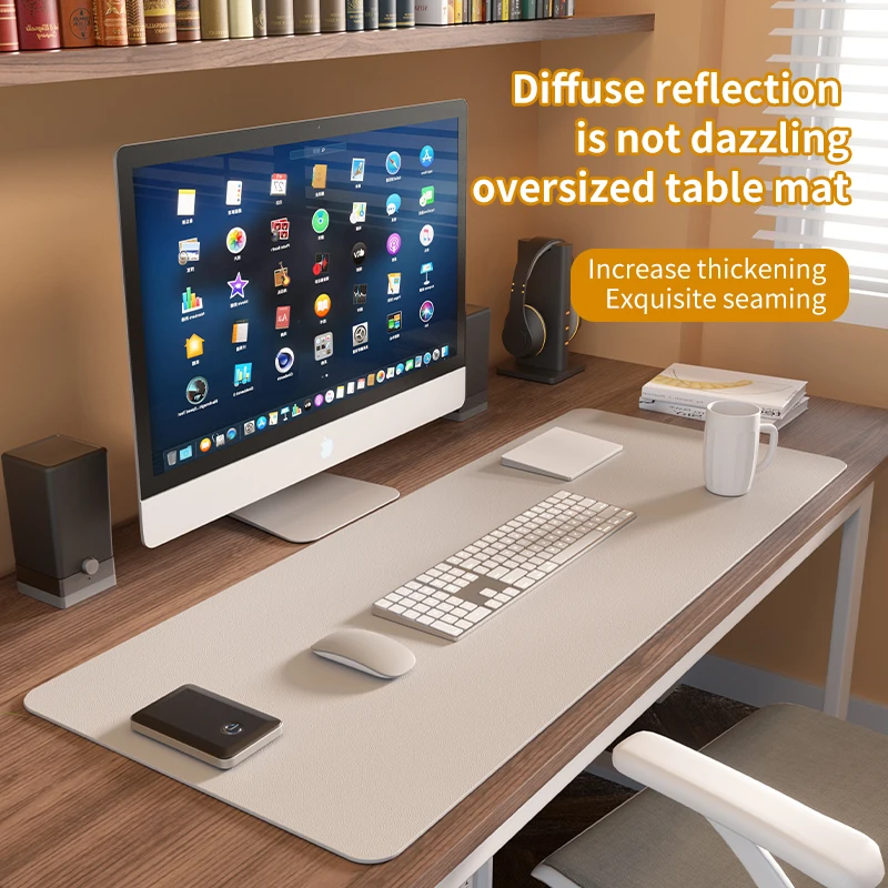 Большой игровой коврик для мыши дома и офиса водонепроницаемый Настольный