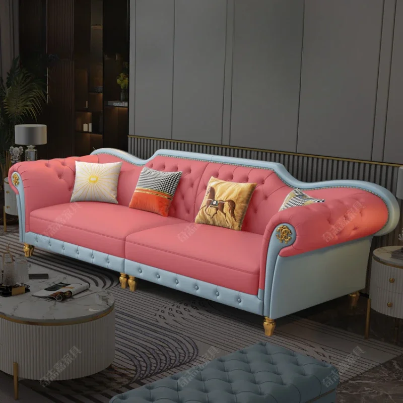 Дизайнерские современные роскошные диваны секционные 3-х предметные кожаные