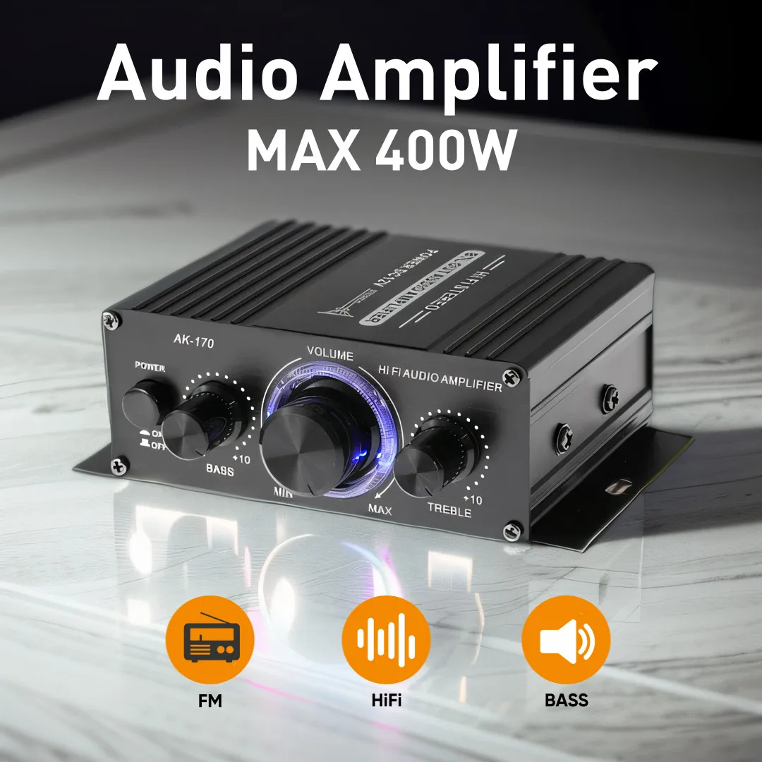 Цифровой Hi-Fi усилитель мощности Woopker максимальное напряжение 400 Вт