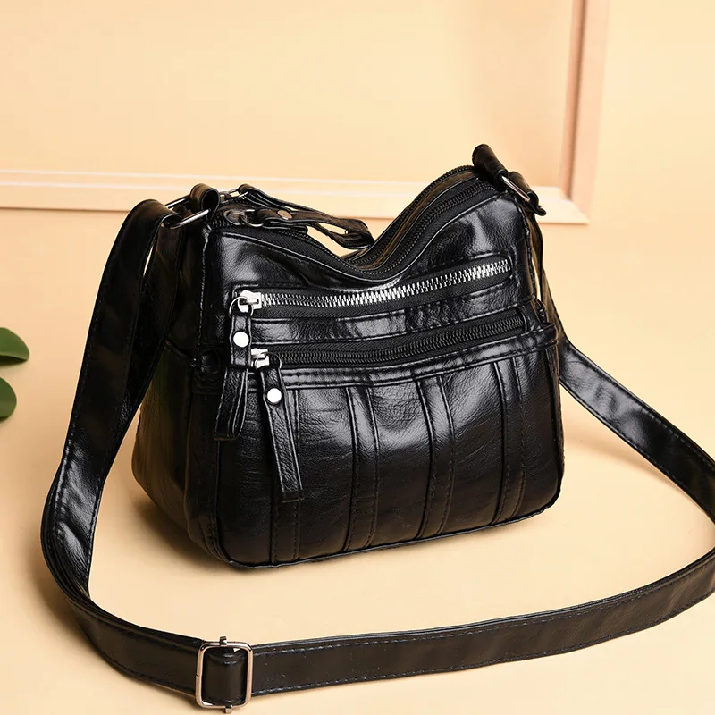 

Women Messenger Bag Fashion Printing Leather Shoulder Bag Casual Square Bag Party Crossbody Bags For Female