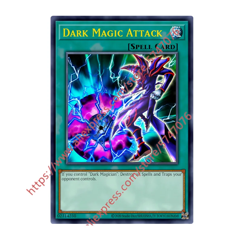 

Yu Gi Oh Dark Magic Attack SR японские английские игрушки «сделай сам» хобби Коллекционная игра коллекция искусственных предметов