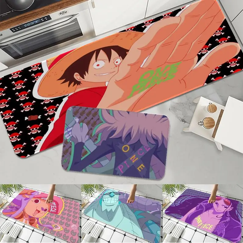 

BANDAI One Piece Door Mat Nordic Style Bedroom Living Room Doormat Home Balcony Anti-Slip Welcome Rug