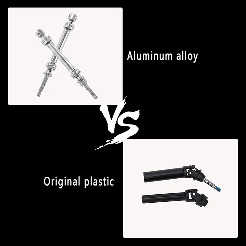 2 шт. приводной вал CVD для 1/10 Hoss VXL 2WD/Rustler 4X 4 2WD/Slash Platinum/Ultimate/VXL 2WD/Stampede (задний)